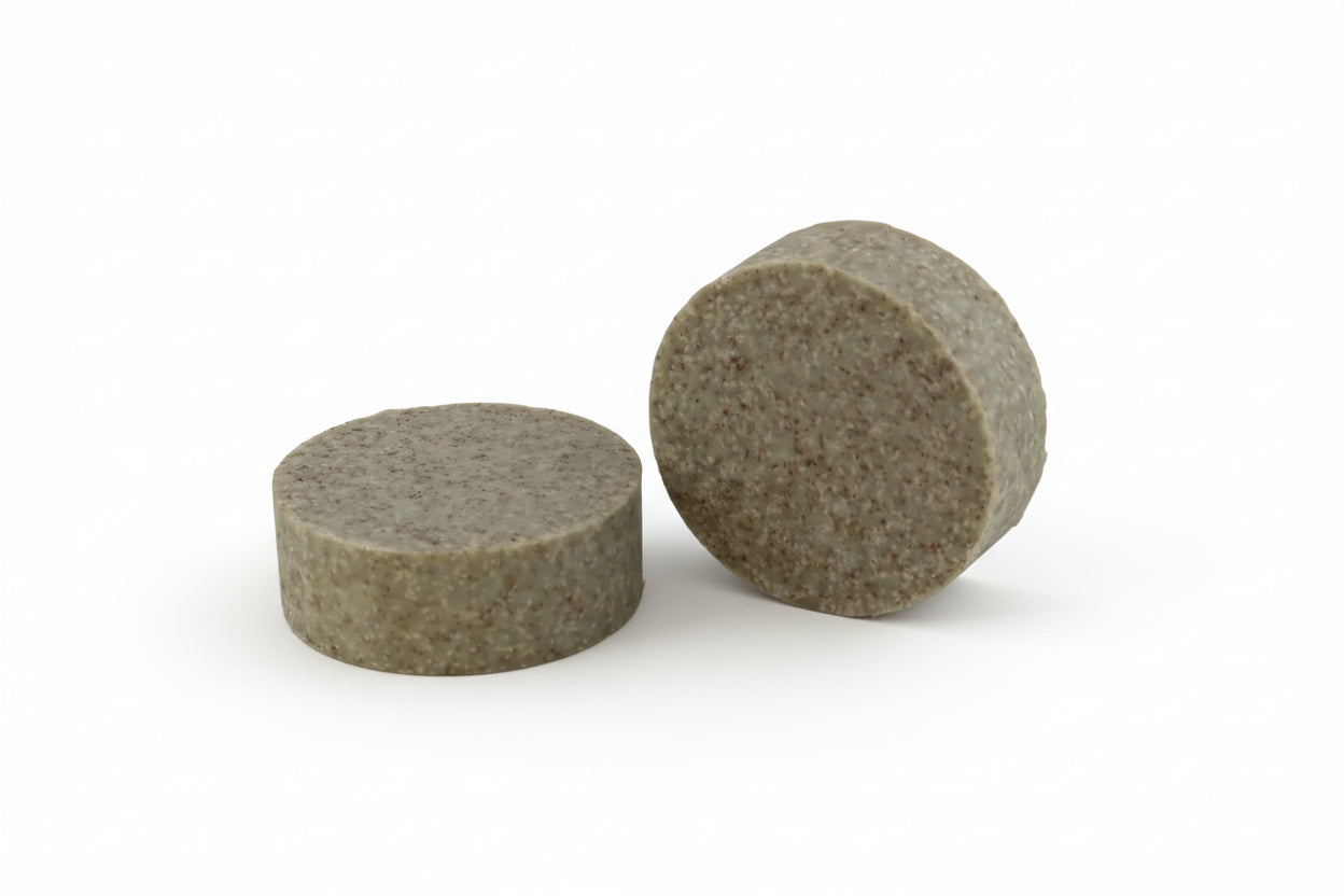 two bars of eucalyptus grove soap